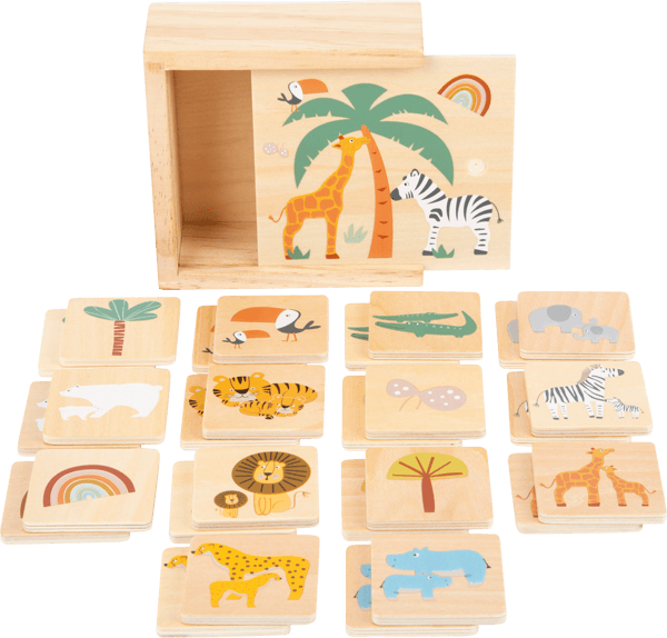 Juego de memoria safari