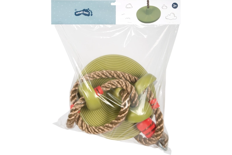 Gronxador de plat amb corda d'escalada