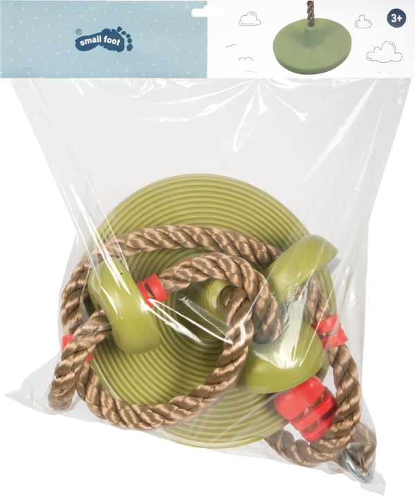 Gronxador de plat amb corda d'escalada