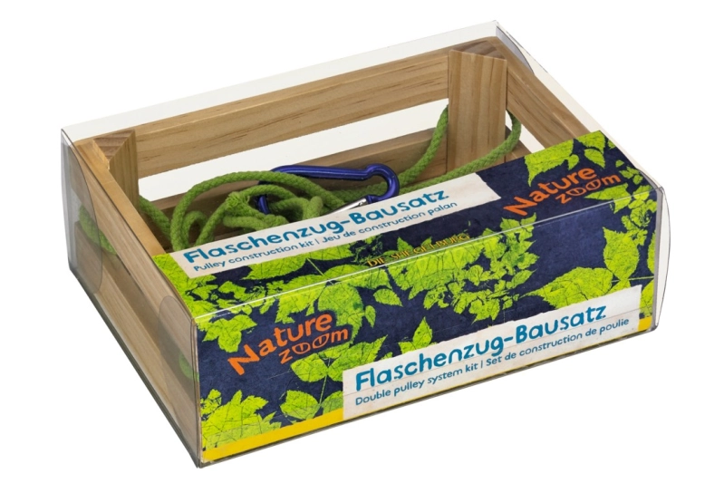 Juego de polea con caja