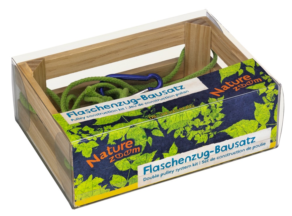 Juego de polea con caja