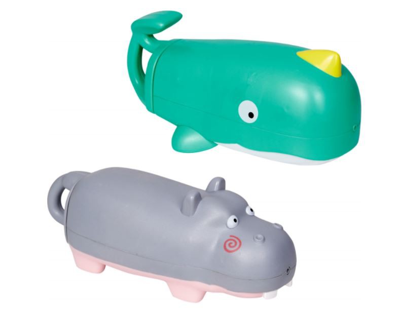 Pistola de agua ballena/hipopótamo