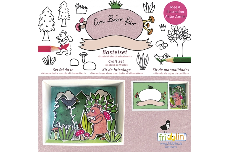 Kit de manualitats. Bosc, os i bolets