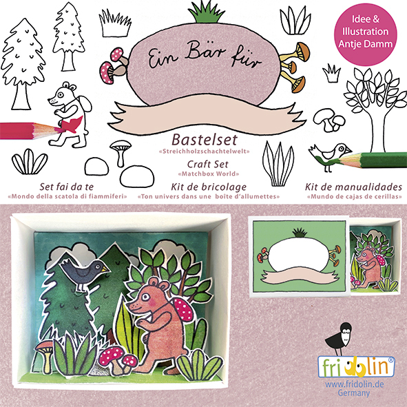 Kit de manualitats. Bosc, os i bolets