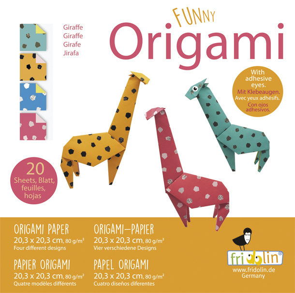 Funny Origami Jirafas
