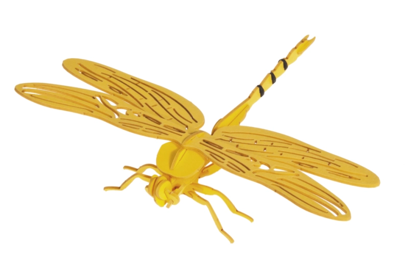 Libèl·lula 3D de cartró
