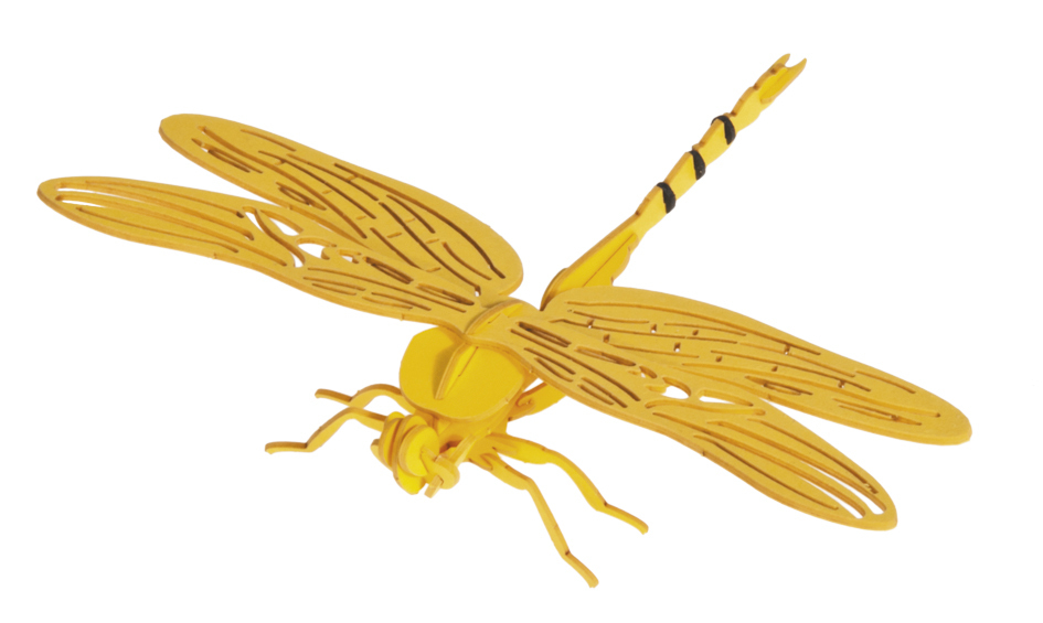 Libèl·lula 3D de cartró