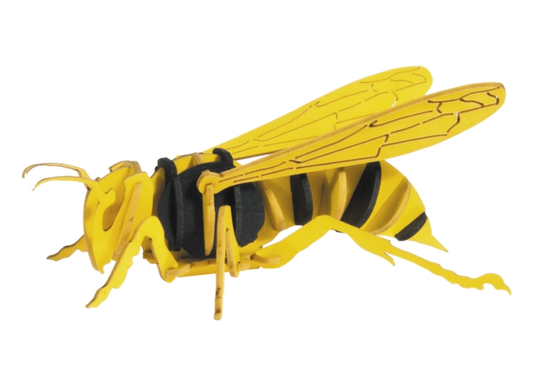 Avispón 3D de cartón