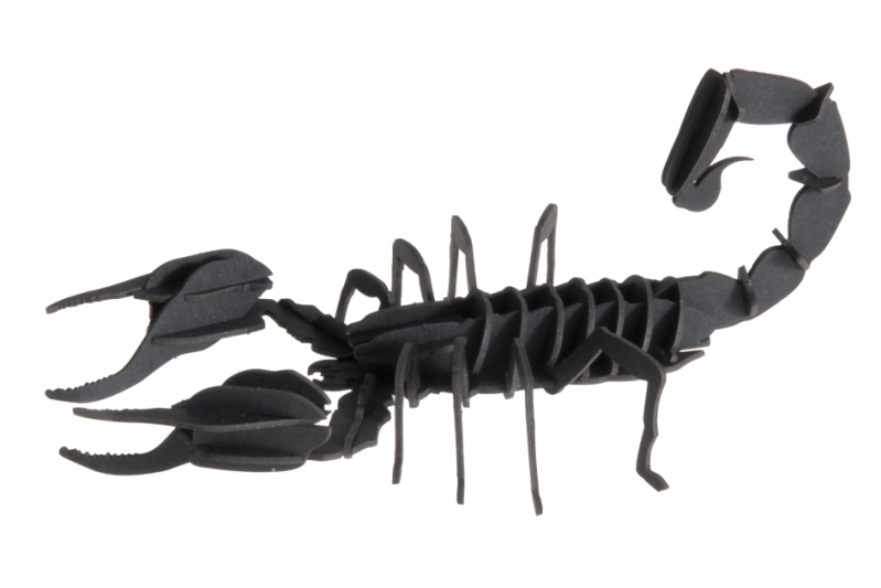 Escorpión 3D de cartón