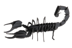 Escorpión 3D de cartón