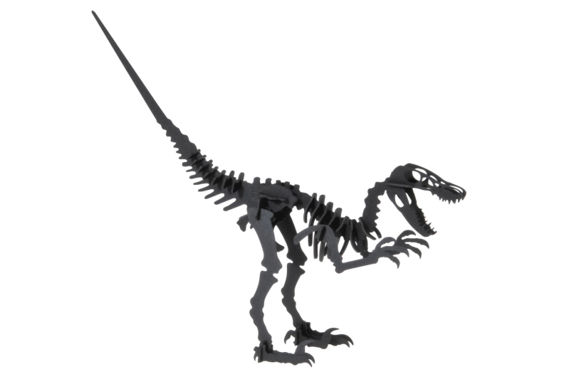 Velociraptor 3D de cartró