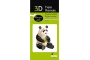 Os panda 3D de cartró