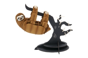 Perezoso 3D de cartón