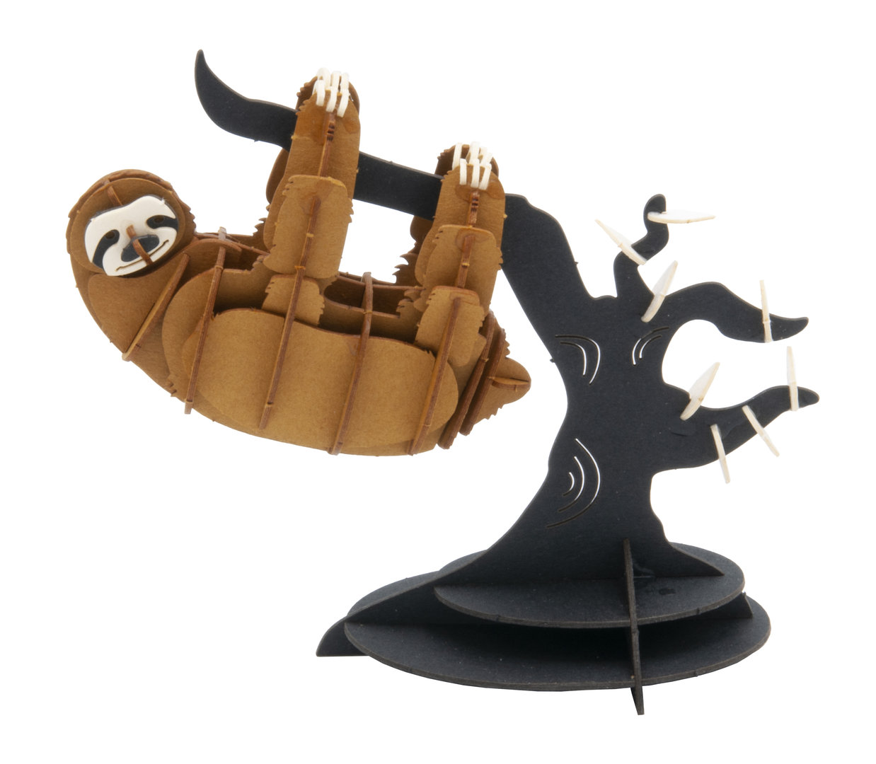 Perezoso 3D de cartón