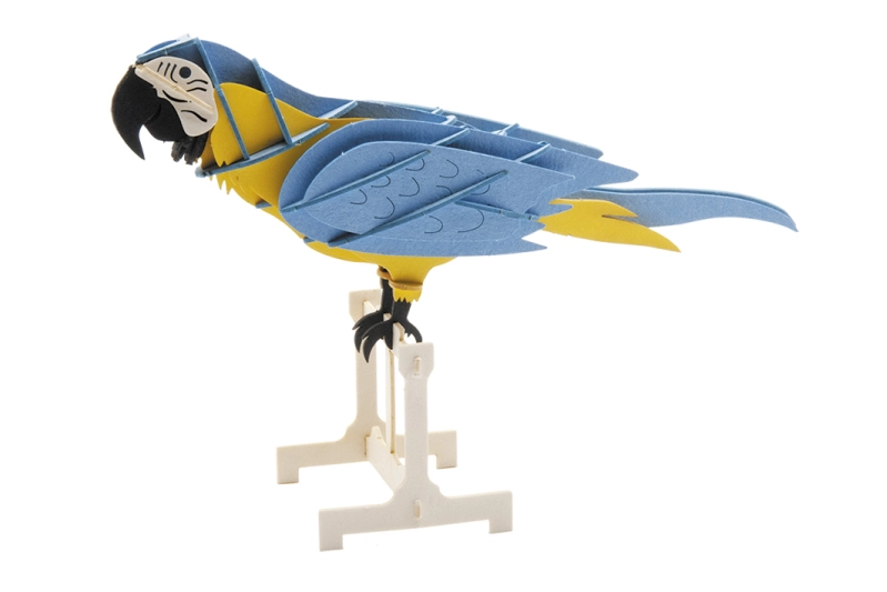 Papagai 3D de cartró