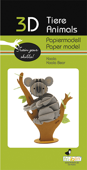 Koala 3D de cartón