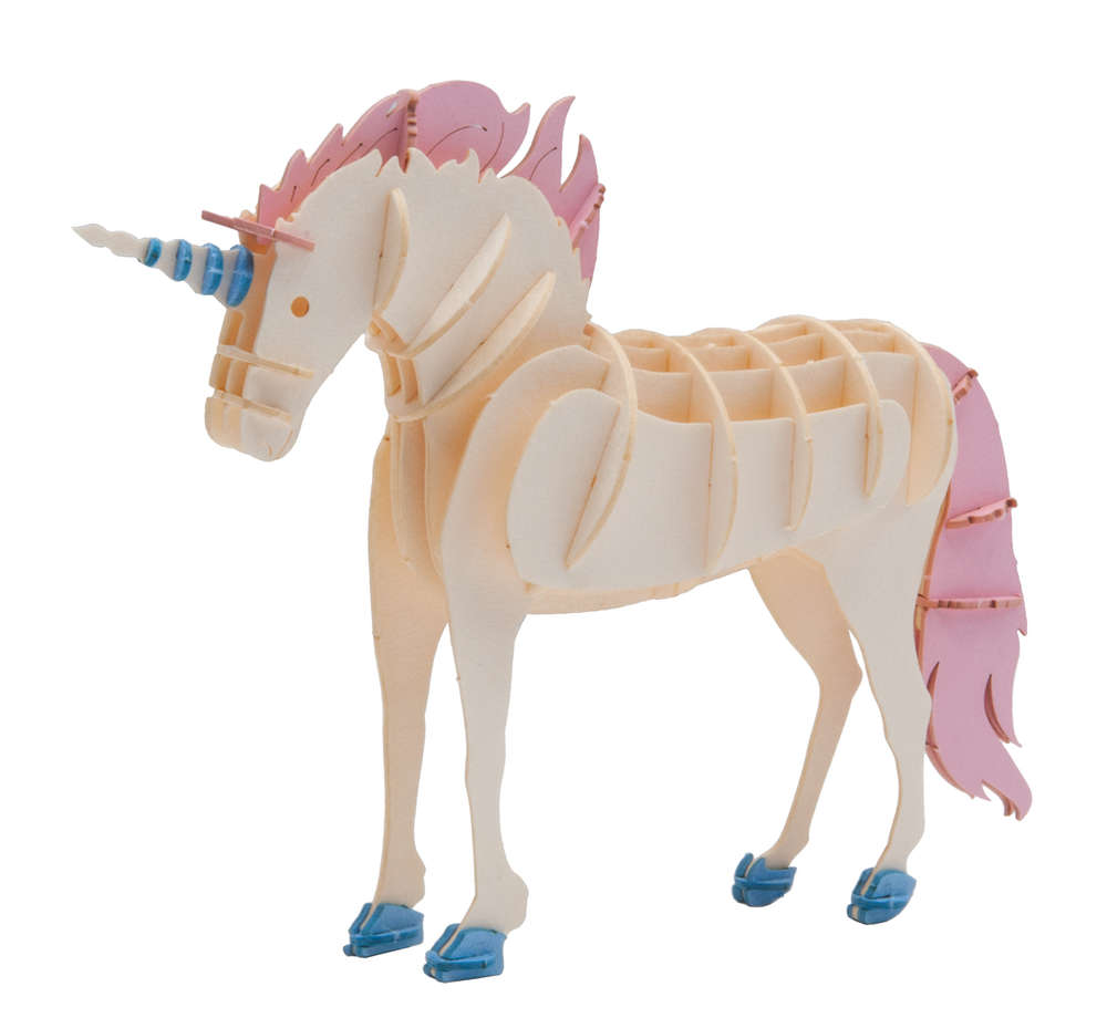 Unicorn 3D de cartró