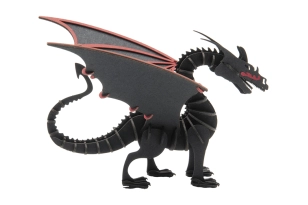 Dragón 3D de cartón