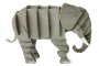 Elefant gris 3D de cartró