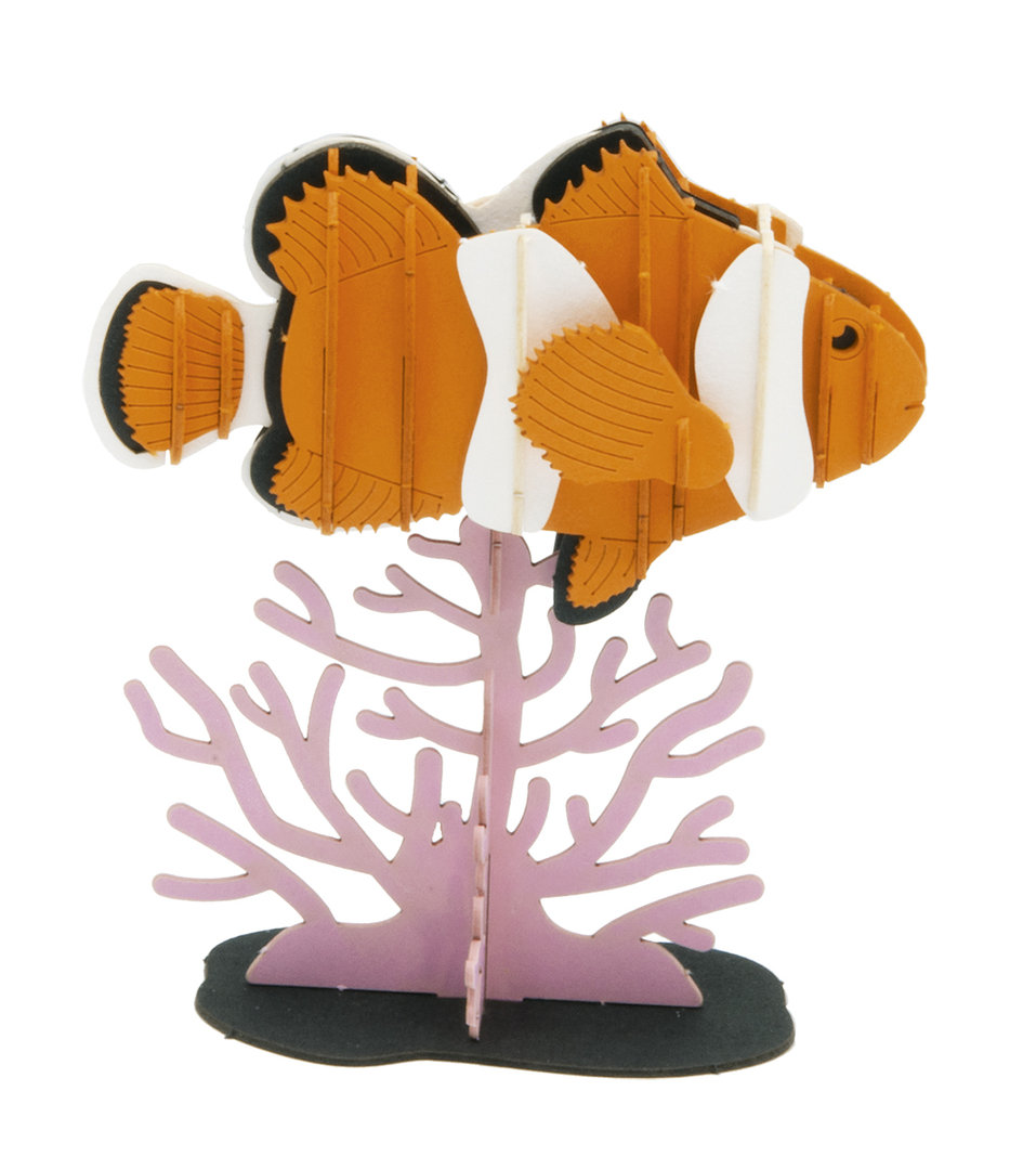 Peix Pallasso 3D de cartró