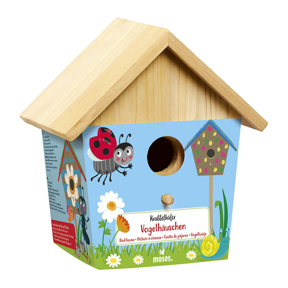Casita para pájaros para pintar