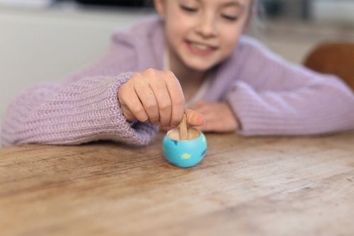 Peonza mágica reversible