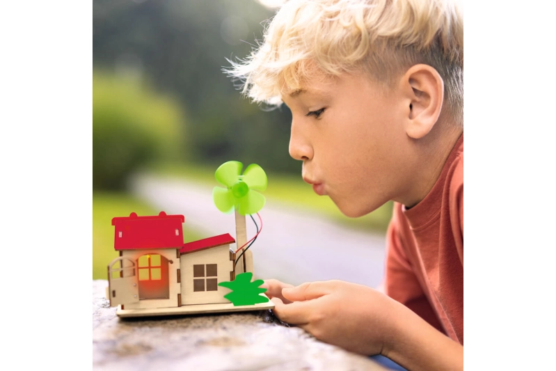 Kit de muntatge d'una casa de turbina eòlica