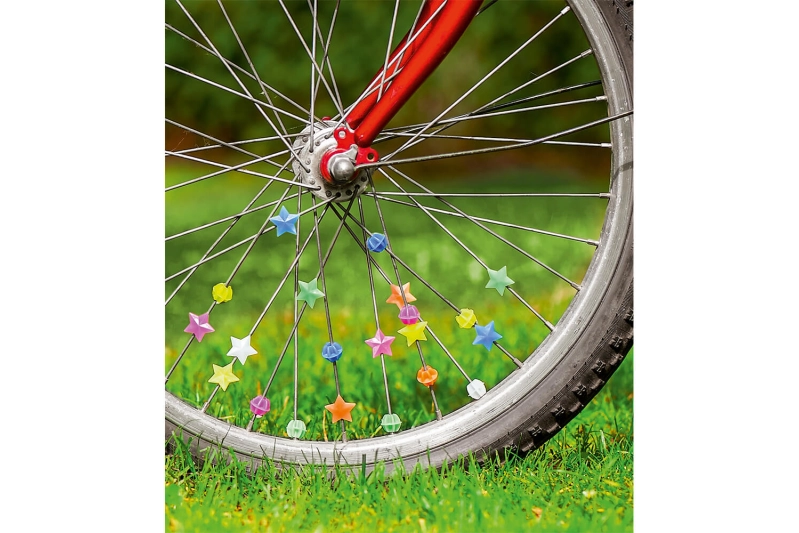 Adornaments fluorescents per rodes de bicicleta