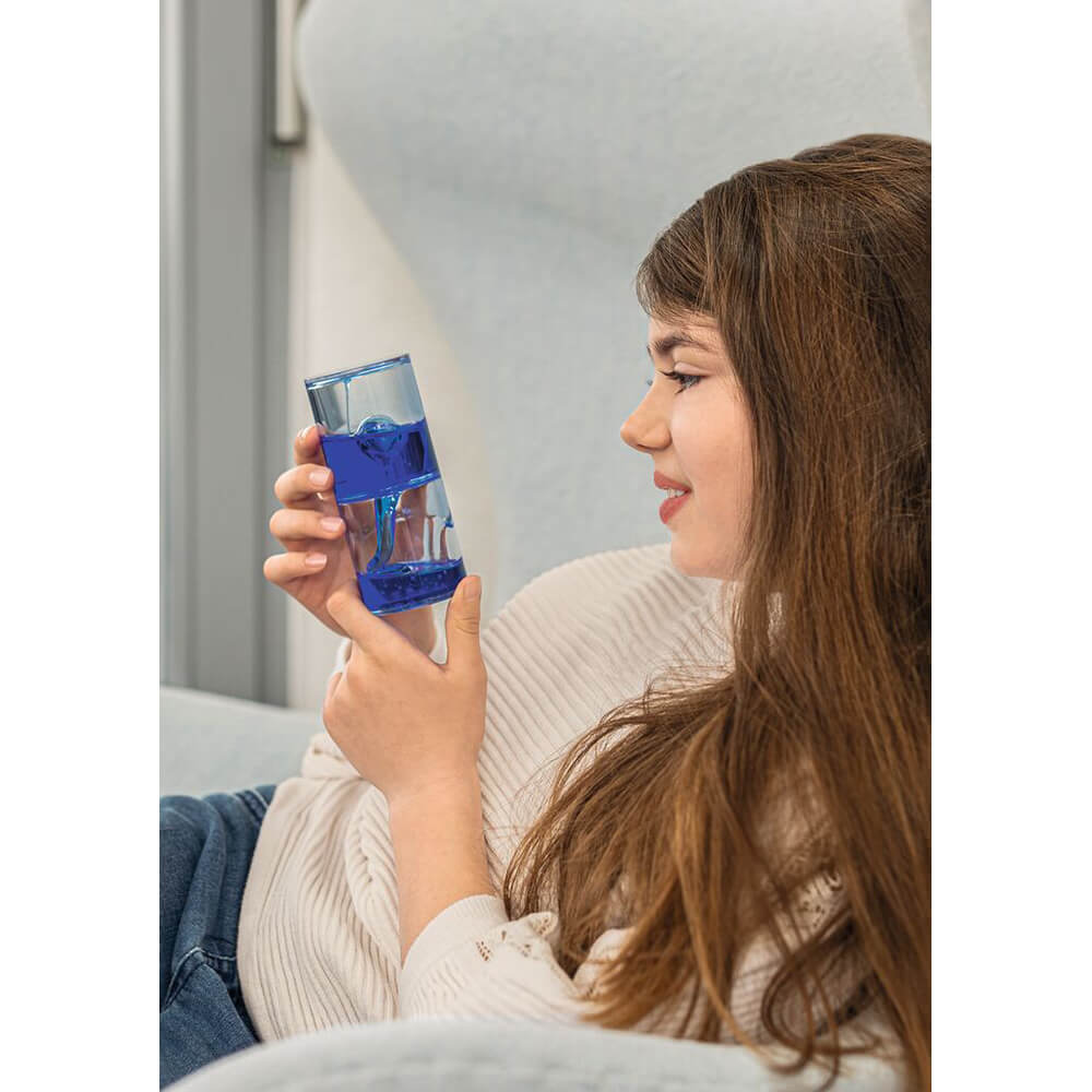 Reloj de arena de lava líquida