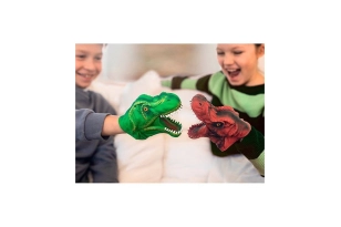 Titella de mà de dinosaures