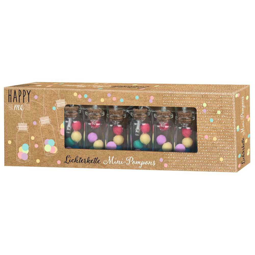 Garlanda ampolles amb pompons