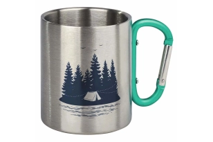 Taza con mosquetón into the wild