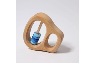 SONAJERO DE MADERA KLIPP KLAPP AZUL GRIMM'S