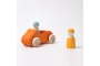 Coche naranja con 2 ocupantes Grimm's