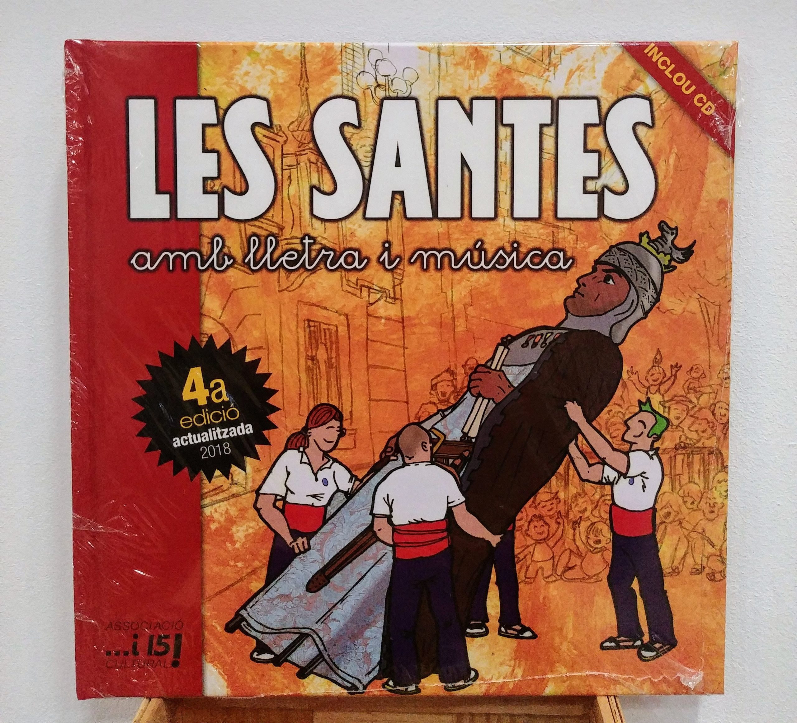 LES SANTES AMB LLETRA I MÚSICA (edición en catalán)