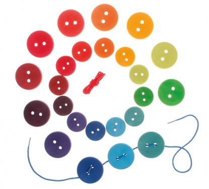 Botones grandes para enhebrar