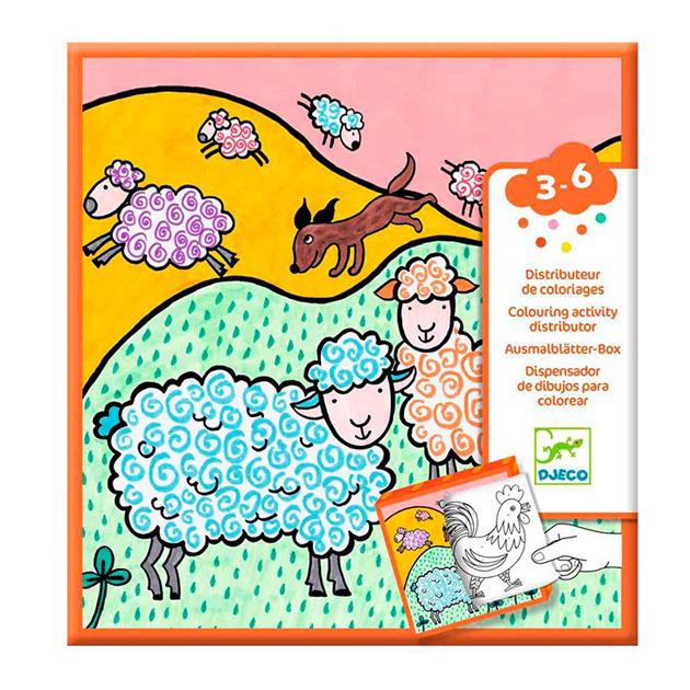 Dispensador de dibujos la granja