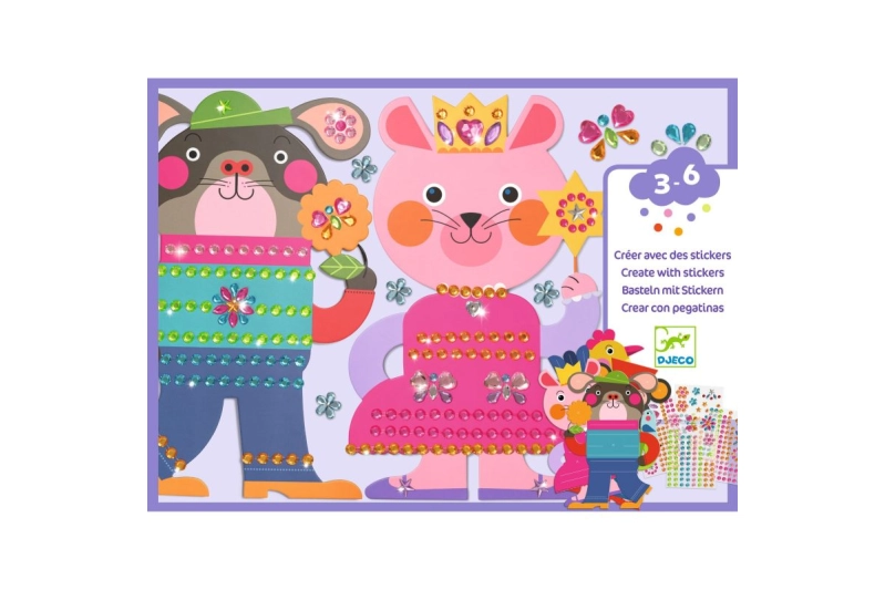 Crear con pegatinas resplandecientes