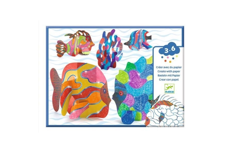 Crear con papel debajo las olas