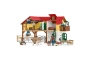 Granja con establo y animales Schleich