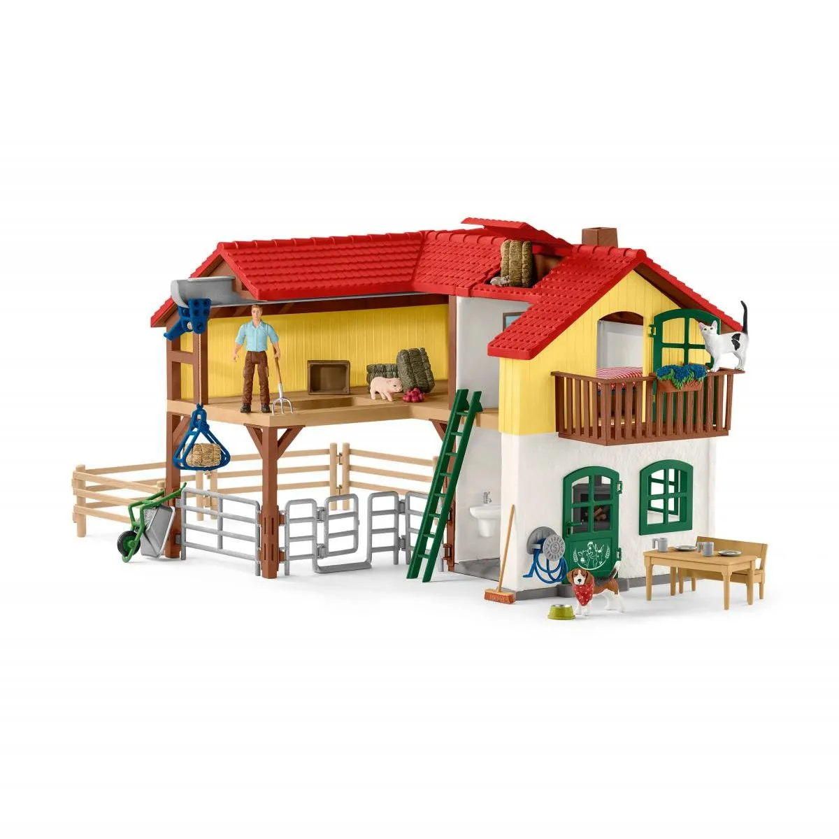 Granja amb estable i animals Schleich