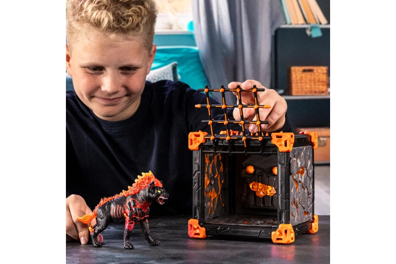 BattleCave Hiena de lava Eldrador de Schleich