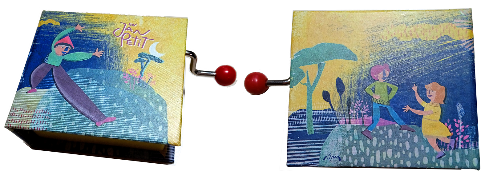 Caixeta musical en Jan petit