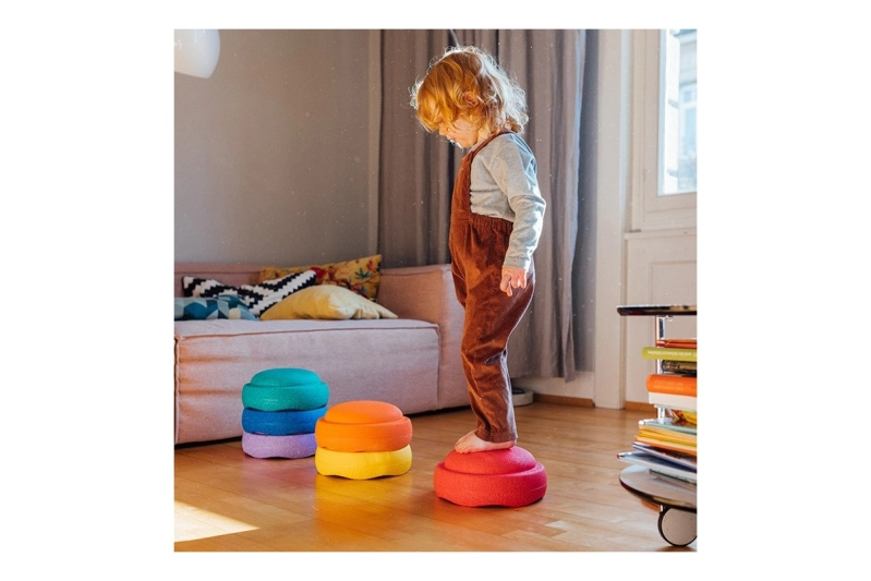 Stapelstein rainbow bols 6u