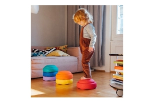 Stapelstein rainbow bols 6u