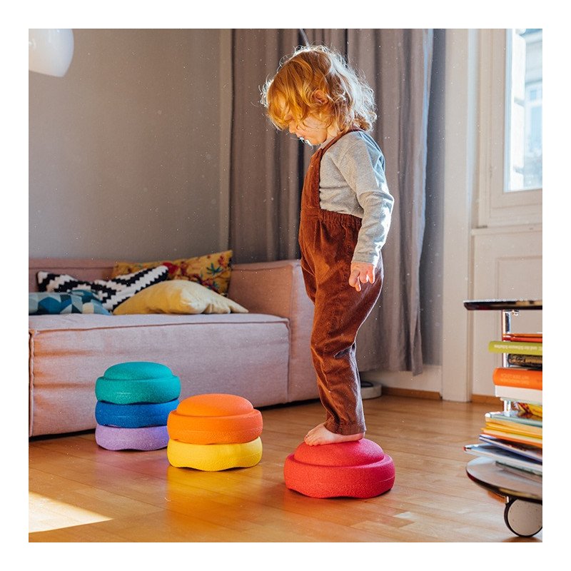 Stapelstein rainbow bols 6u