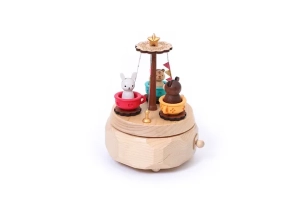 Caixa de música de fusta: Tasses