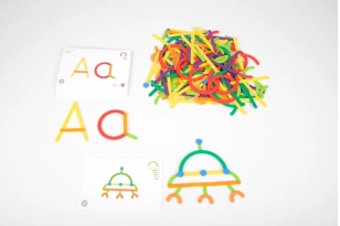 Geostix juego de construcción de letras