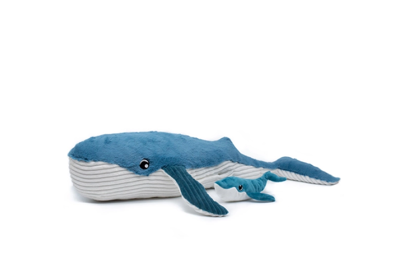 Peluche Gravillou, la ballena azul