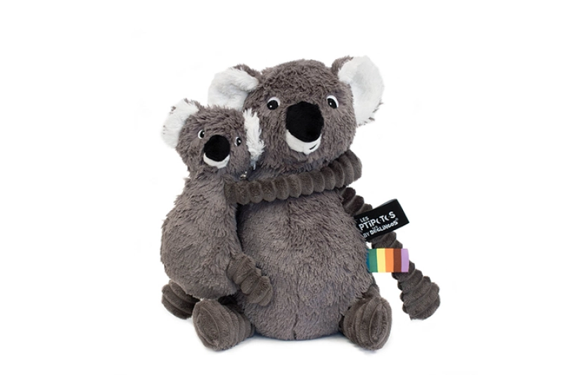 Peluix Trankilou, el koala mare i el seu bebè